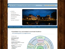 Tablet Screenshot of kungsriketsfastighetsservice.com